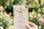 Elegant Halloween Menu Template, an Invitation Template by Arslan (Thumbnail 3 of 5)