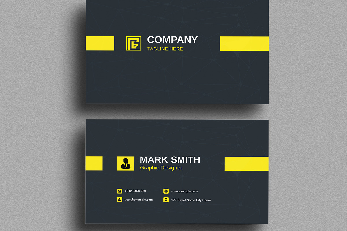Business Card Layout, a Business Card Template by MightyDesign (Photo 3 of 6)