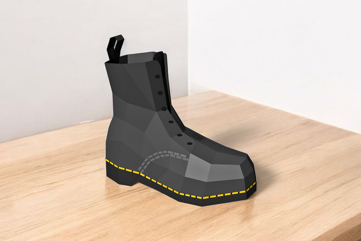 Boots - 3d papercraft, a Print Template by PAPER amaze (Photo 1 of 6)