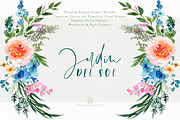 Jardin Del Sol - Watercolor Floral S, an Illustration by SmallHouseBigPony (Thumbnail 9 of 13)