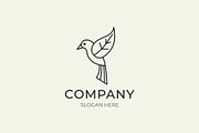 Natural leaf and bird logo, a Branding & Logo Template by Medianeka (Thumbnail 1 of 3)