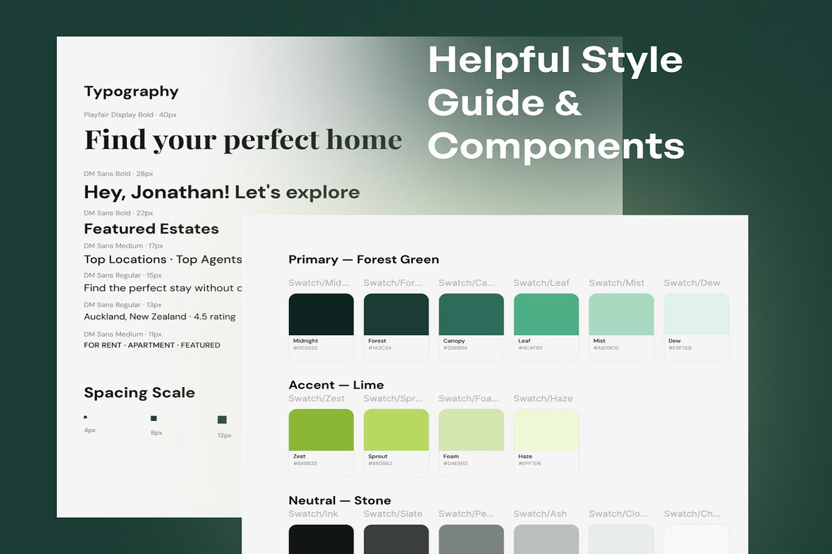 Homiq - Find Your Ideal Home Fast, an UI Kit Template by Creative Perspective (Photo 4 of 6)