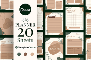 Elegance Fully Planner Template