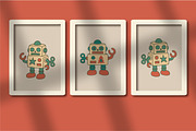 Retro Christmas Toy Robots Graphics, an Object Graphic by Blynn Pippen (Thumbnail 15 of 26)