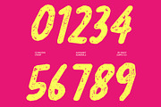 CS Racons Stamp, a Sans Serif Font by Craft Supply Co. (Thumbnail 3 of 8)
