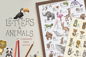 Animal Alphabet Letters ABC Nursery