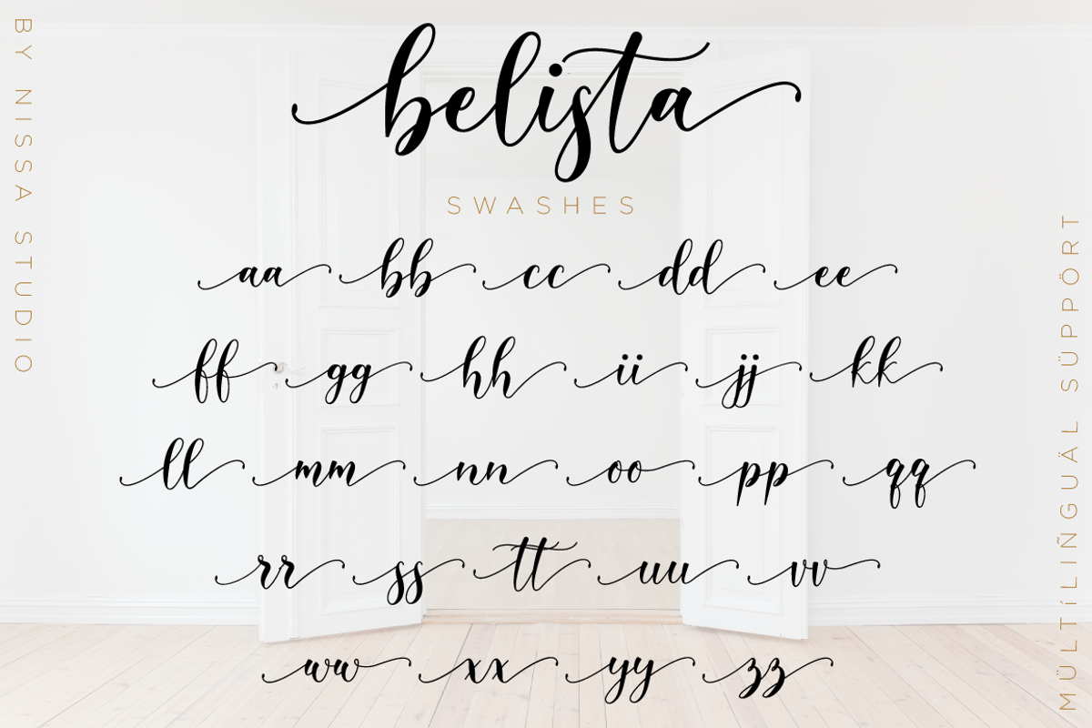 Belista Script, a Script Font by Nissa Studio (Photo 12 of 12)