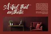 Aurelie Unitem Bold Calligraphy Font, a Serif Font by Letterena Studios Script (Thumbnail 8 of 20)