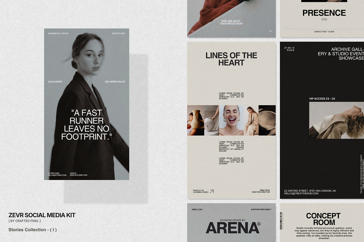 ZEVR | Instagram Template (I), a Social Media Template by Crafted Pixel (Photo 3 of 10)