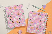 Pastel Halloween Seamless Patterns, a Pattern Graphic by The Audacious Brush (Thumbnail 6 of 9)