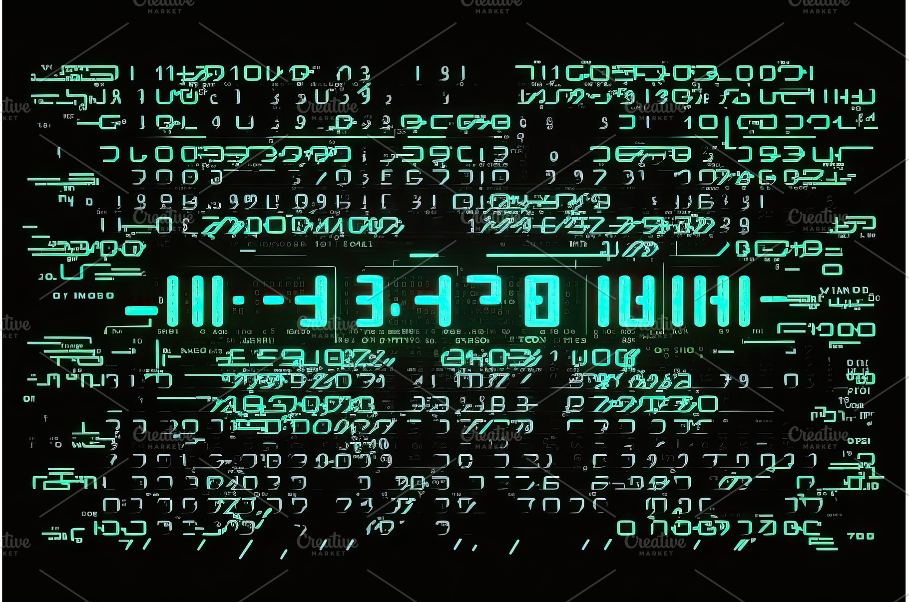 Digital data, cyberpunk technology, a Technology Photo by Neirfy