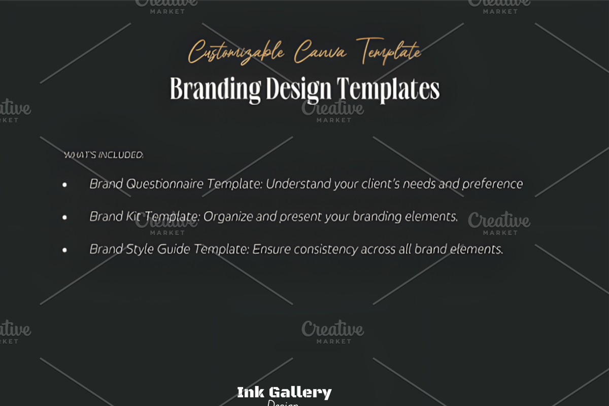Branding Guideline Template | Brand, a Marketing Template by Ink Gallery (Photo 5 of 5)