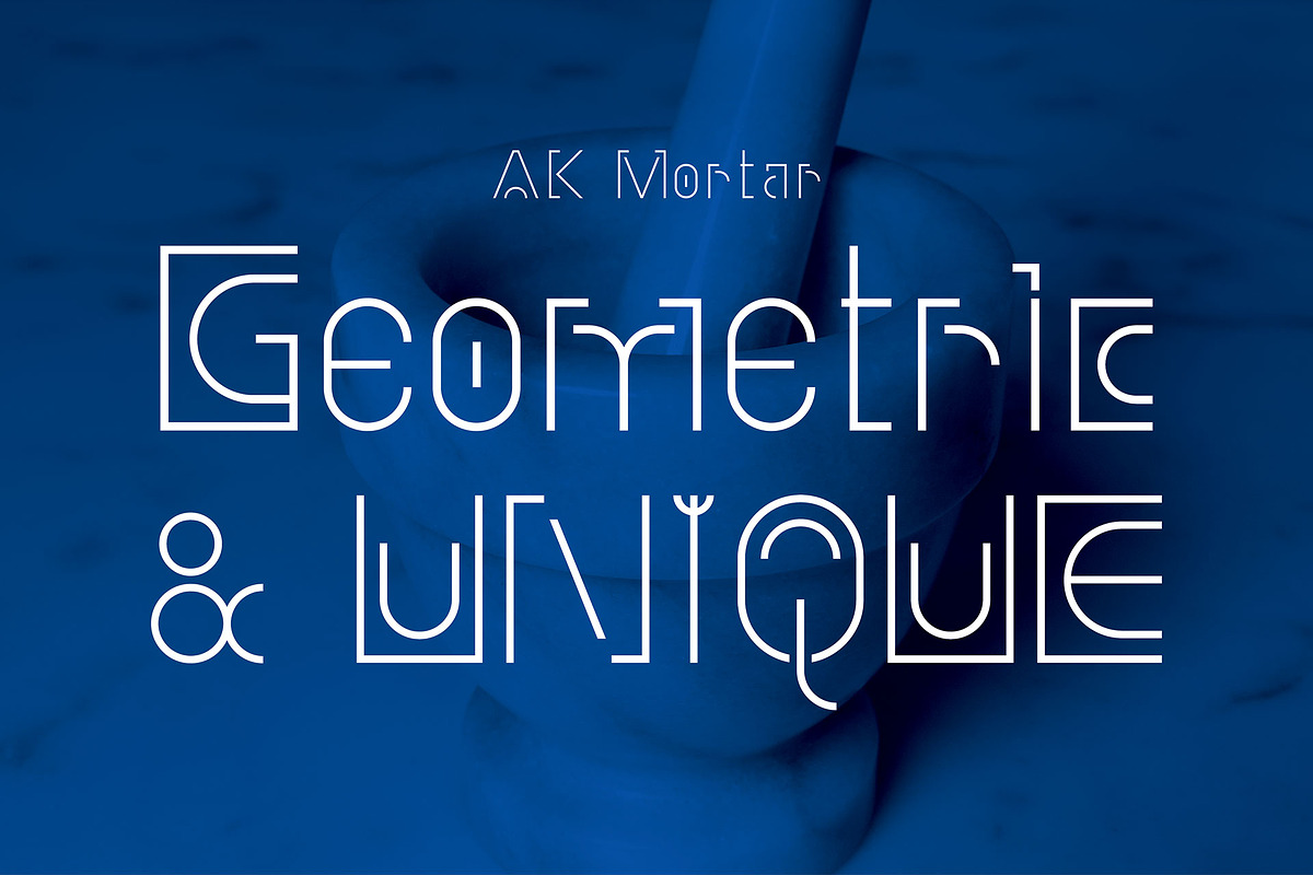 Mortar Display Font, a Font by Crafted by AKD (Photo 6 of 8)