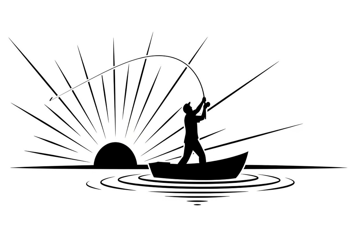 50 Fishing Boat Silhouette Vector, an Illustration by Gaye Art (Photo 6 of 20)