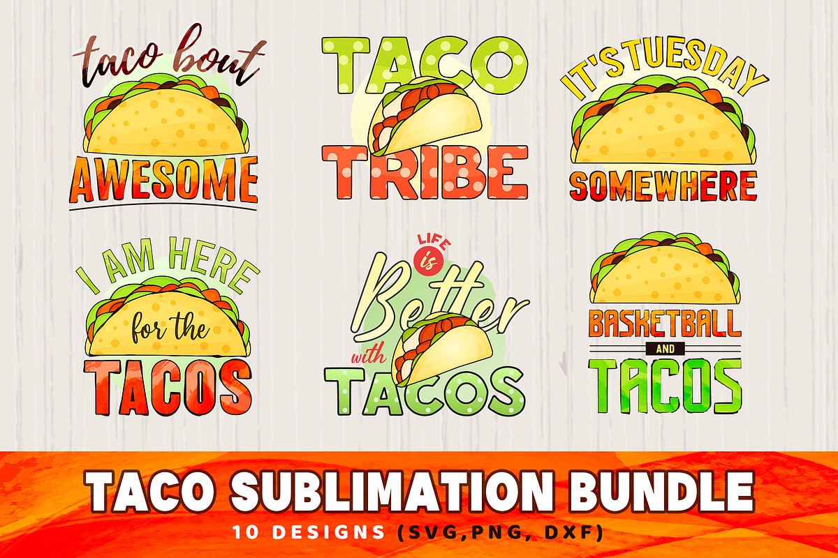 Tacos Quote Watercolor Illustration, an Illustration by thefutive (Photo 1 of 2)
