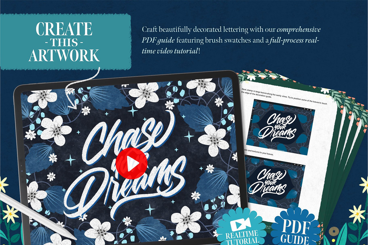 The Mega Floral Composition Kit, a Brush Add-On by Nico-Ng (Photo 32 of 46)