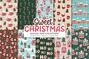 Sweet Christmas Cookies Pattern Set, a Pattern Graphic by CreativeChristiana (Thumbnail 1 of 12)