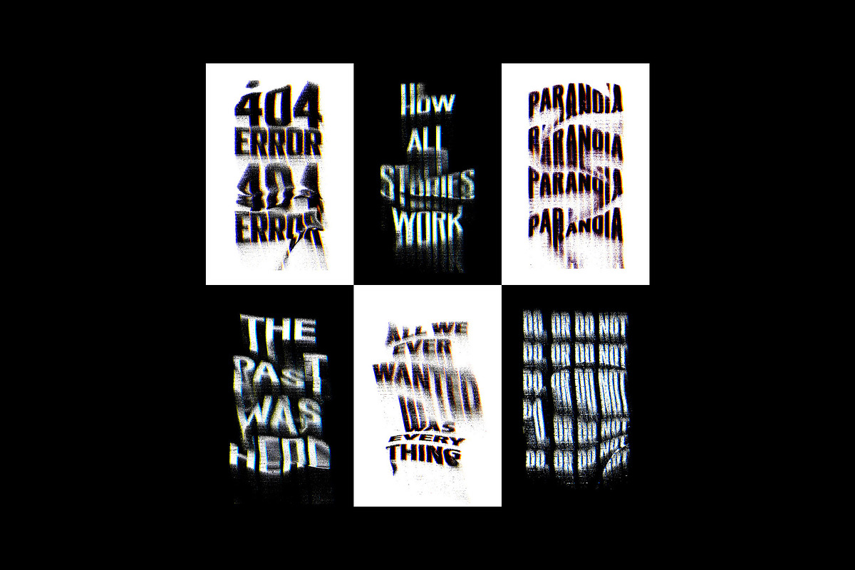 Distortion Text Effects Collection, a Texture Graphic by pixelbuddha.net (Photo 11 of 13)