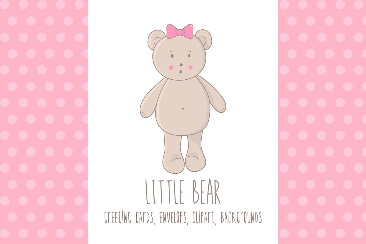 Cute teddy bear, an Illustration by BerryCaty (Photo 1 of 9)