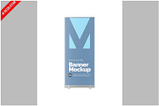 Pull-up Banner Stand Moc, a Device Mockup by Bruno's Shop (Thumbnail 1 of 3)