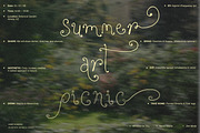 Charm Flora// Curly Font Set, a Handwritten Font by PeachCreme (Thumbnail 6 of 18)