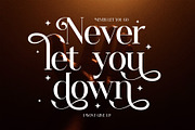 Salendra Elegant Ligature Serif Font, a Serif Font by Graphicxell (Thumbnail 9 of 10)
