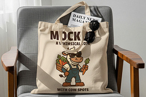 Fabric Tote Bag Mockup, a Product Mockup by Designer Dude