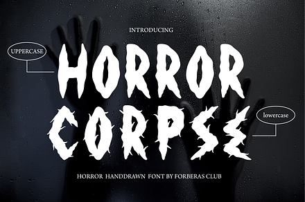 Horror Corpse | Halloween Font, a Script Font by Forberas Club