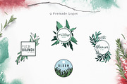 100 Hand Drawn Elements -Floral-, a Decorative Illustration by Michael Rayback Design (Thumbnail 18 of 18)