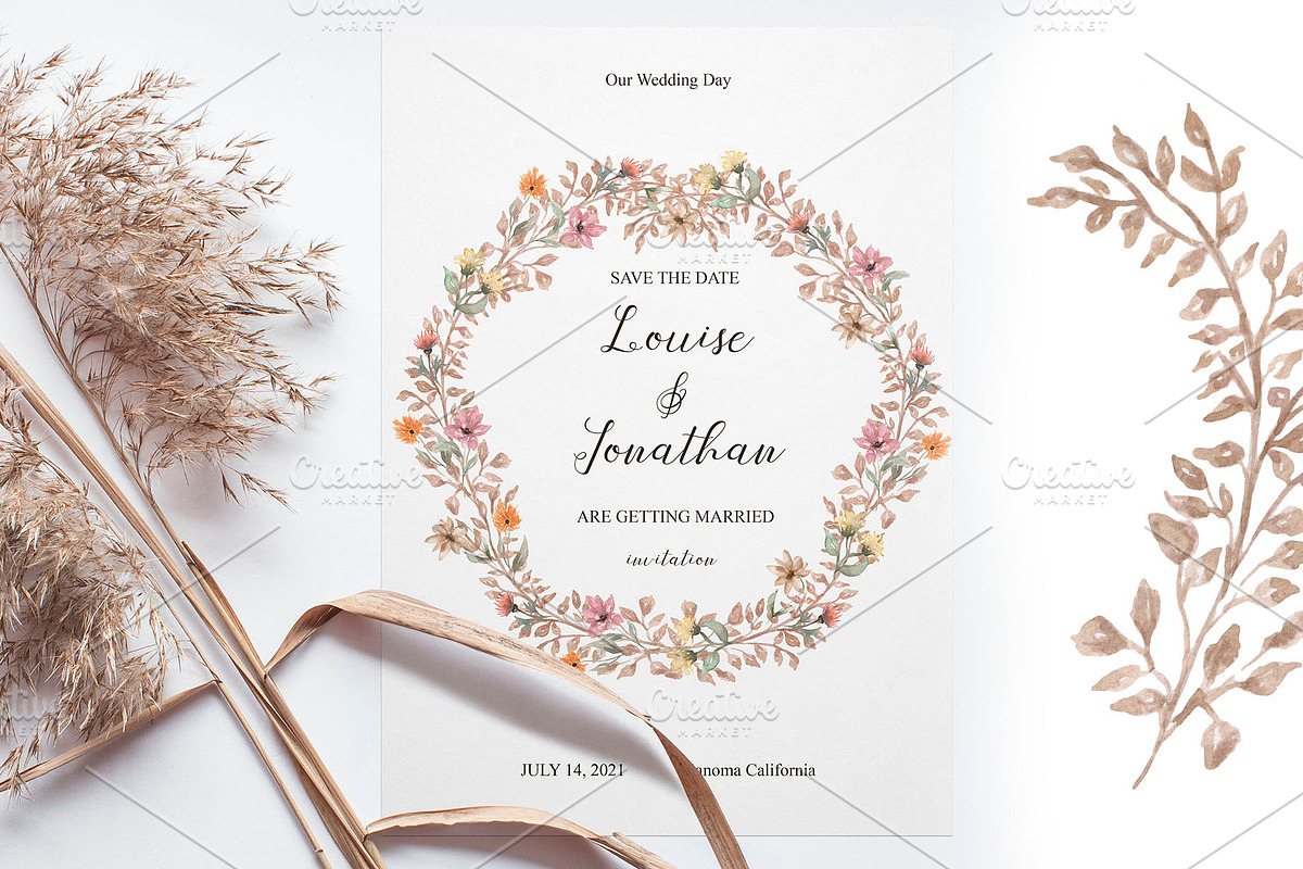 Watercolor Vintage Aesthetic, a Decorative Illustration by MayaNavits (Photo 8 of 15)