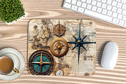 Antique Maritime Chronicles, a Background Graphic by Curve Design (Thumbnail 4 of 8)