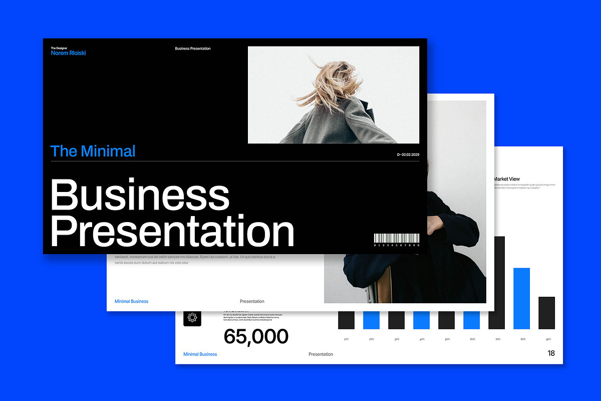 Minimal Business Presentation Deck, a Presentation Template by Devators (Photo 3 of 7)