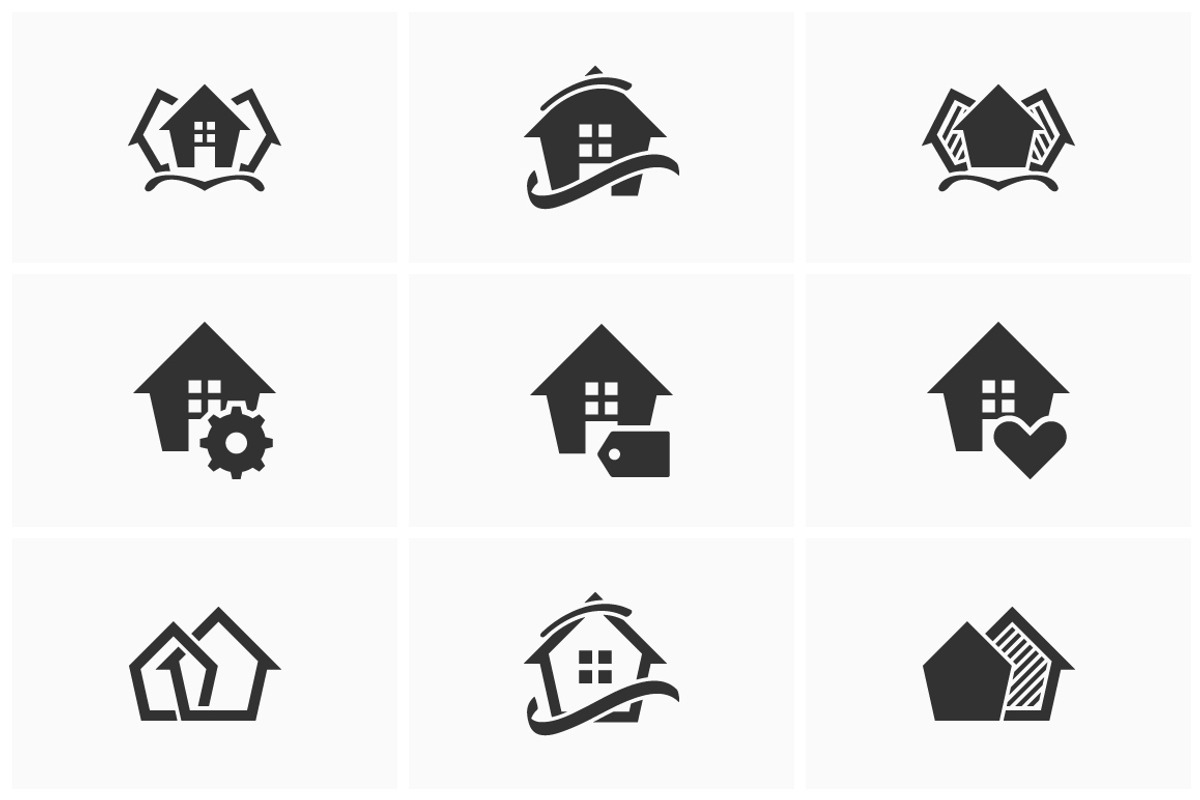 9 Vector Logo Elements - Bundle 03, a Branding & Logo Template by MAOV