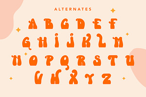 Nice Trendy - A Groovy Typeface