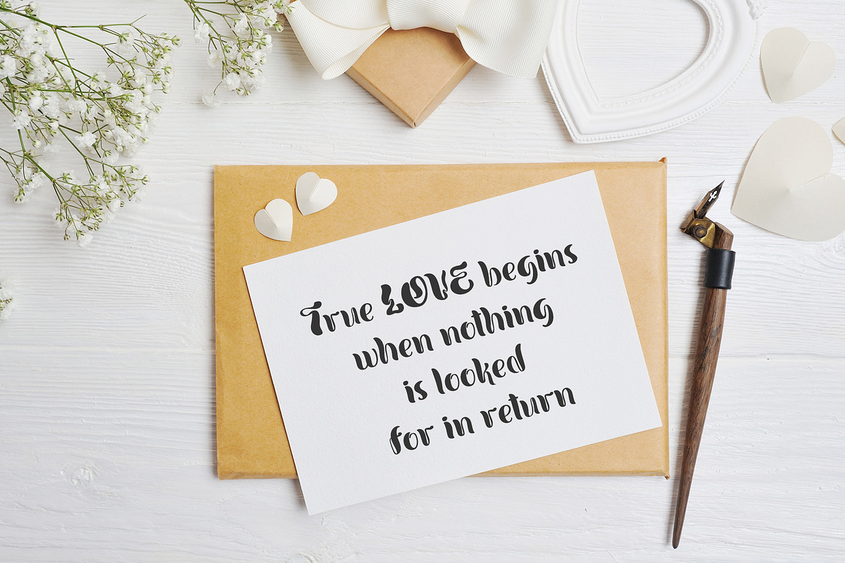 Round Hand Drawn Display liquid Font, a Sans Serif Font by Happy Letters (Photo 11 of 12)