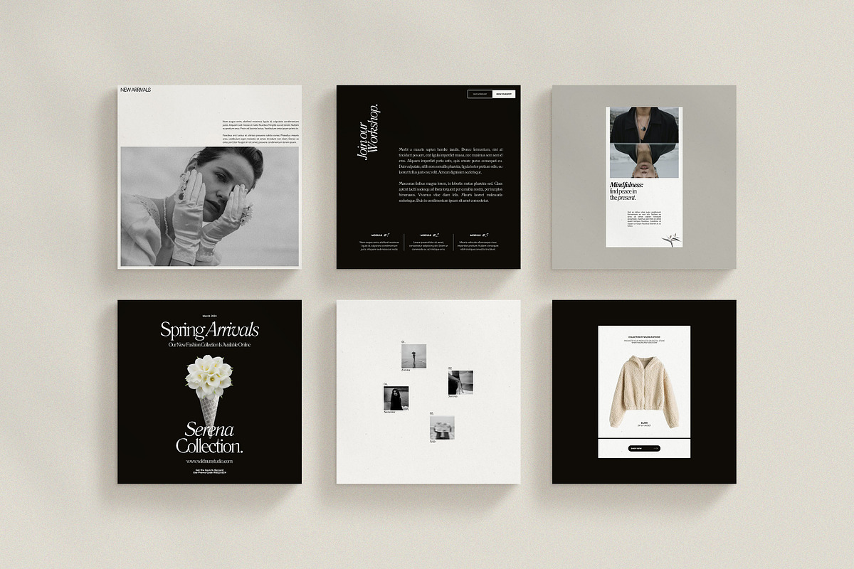SERE / Entire Instagram Collection, a Social Media Template by Wildnun Studio (Photo 40 of 53)