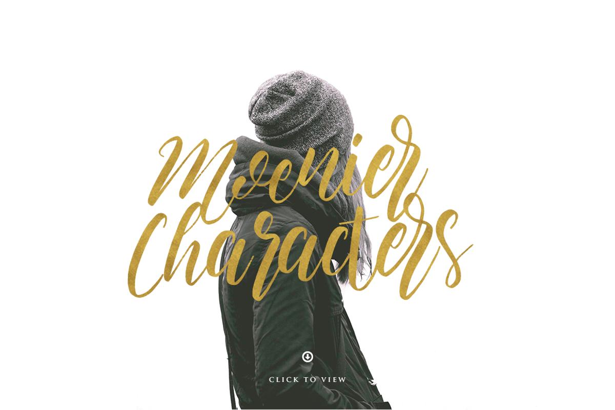 Moenier Script Font, a Script Font by Hindia Studio (Photo 9 of 9)