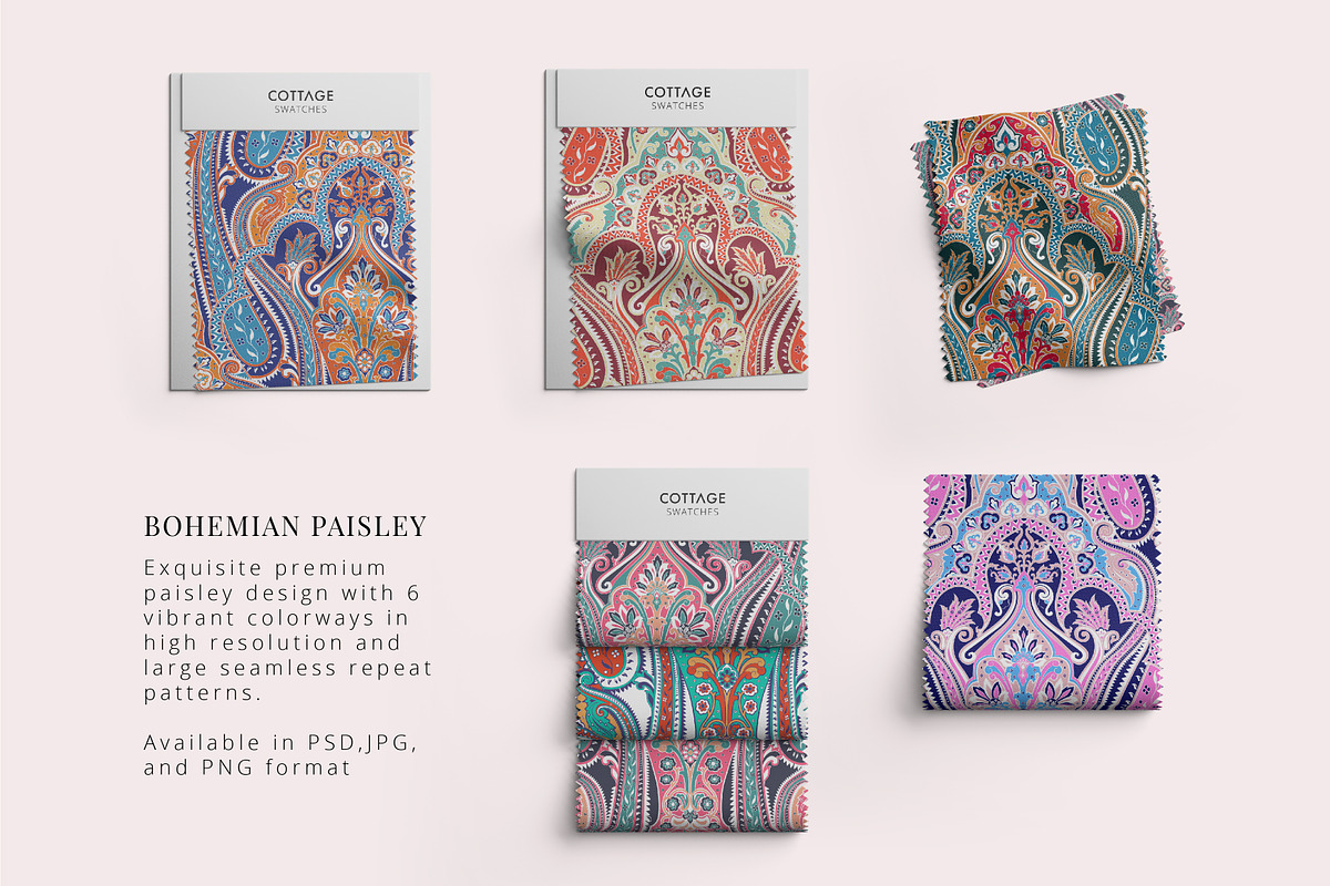 Bohemian Paisley Premium Pattern, a Pattern Graphic by ASTUDIO (Photo 2 of 7)