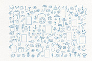 Hand drawn retro Beachy Vibes set, an Object Illustration by RaDavCrafts (Thumbnail 3 of 12)