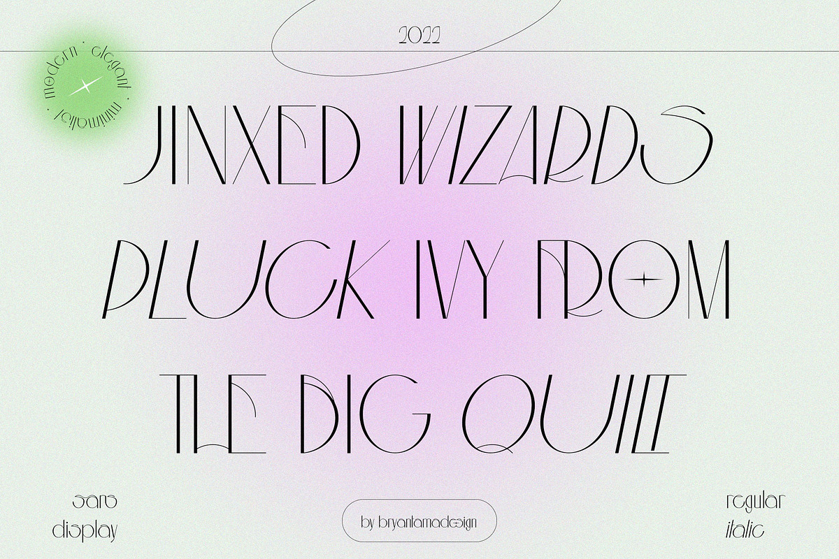 Aouar - Minimalist Font, a Sans Serif Font by StudioinBry (Photo 10 of 14)
