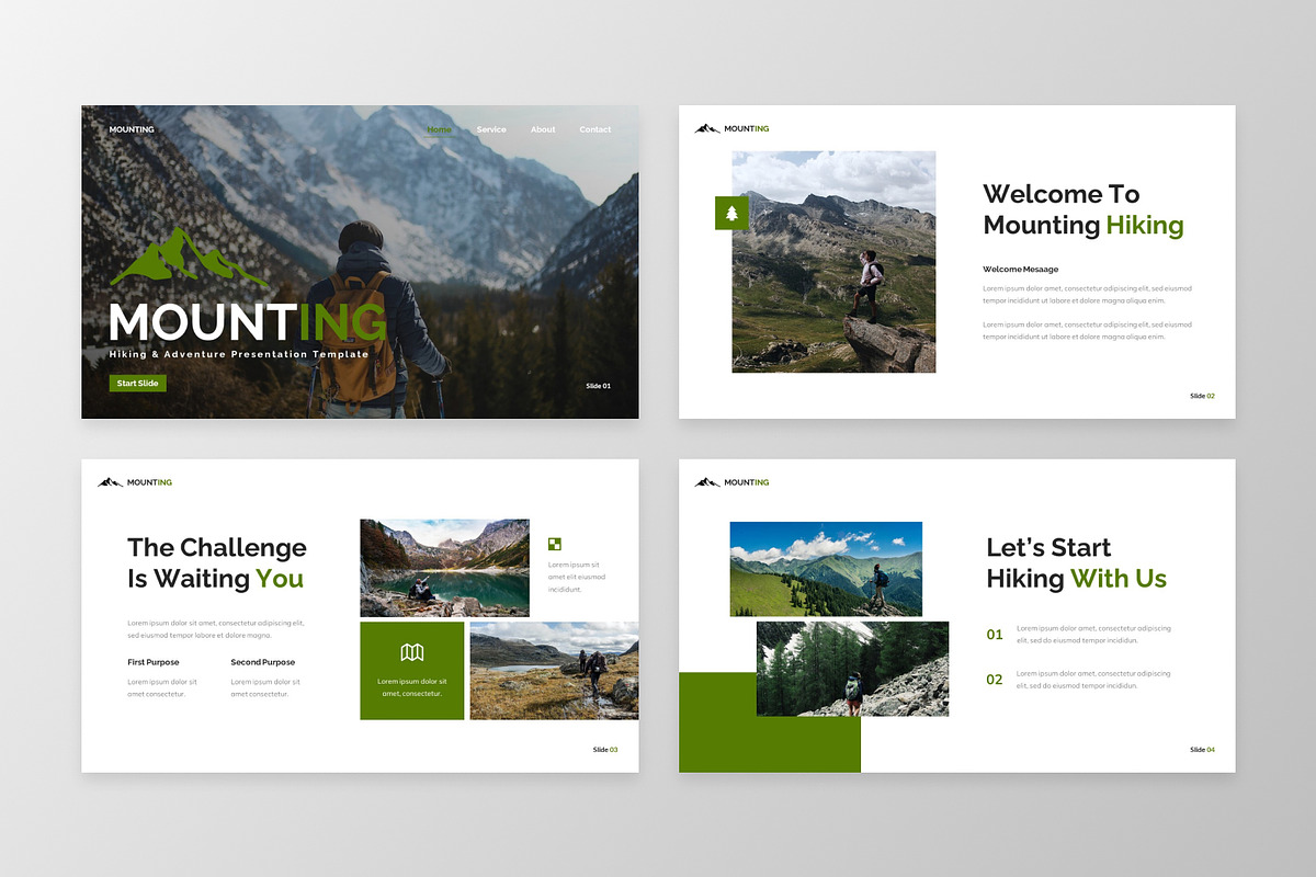 Mounting -Hiking & Adventure Keynote, a Presentation Template by MtvtdArt (Photo 2 of 6)