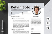 Minimalist Resume 2023, a Resume Template by Attractive Resume (Thumbnail 1 of 3)