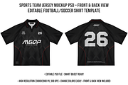 Jersey Mockup Editable PSD, a Shirt Mockup by std.badboy (Thumbnail 1 of 4)