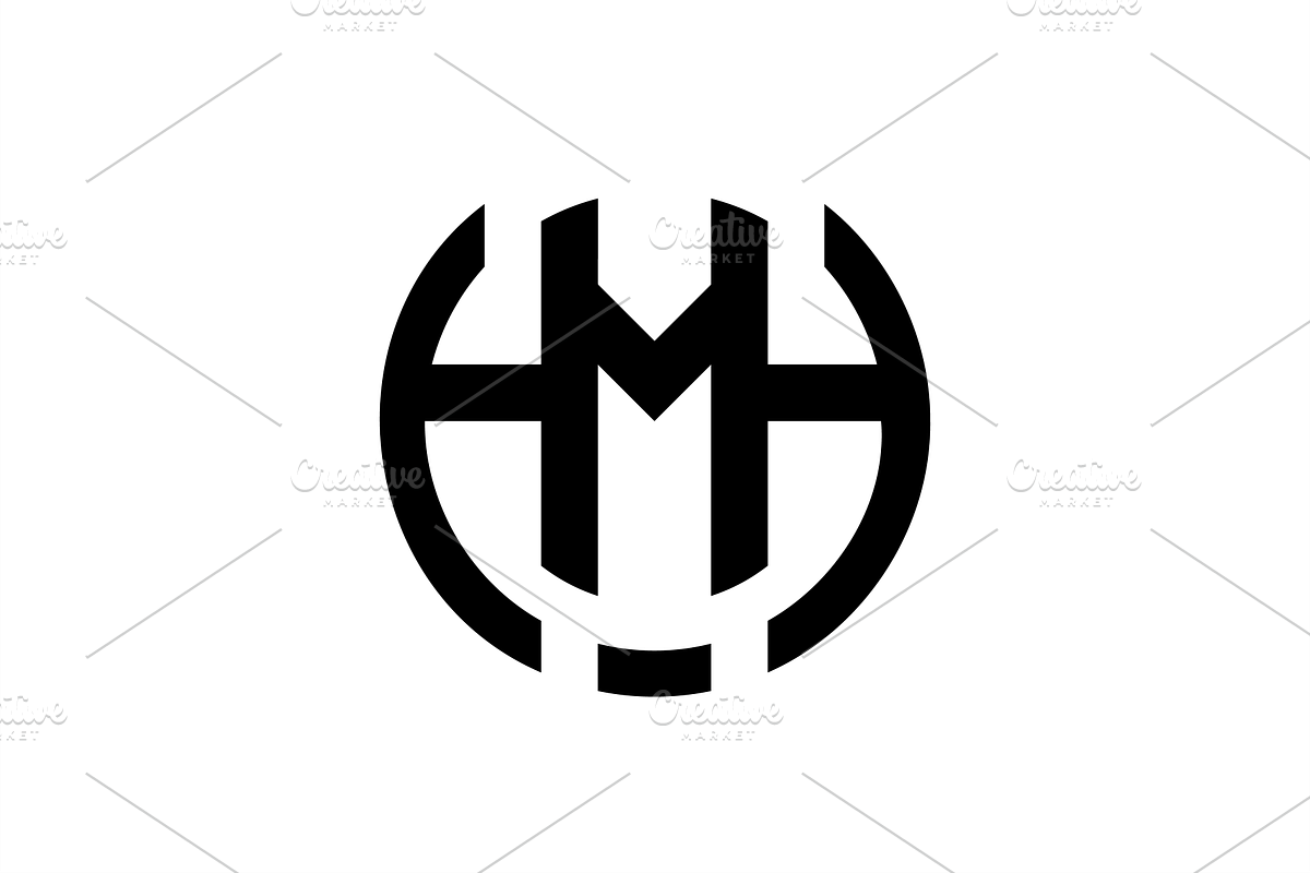 Letter HMH Logo preview 3