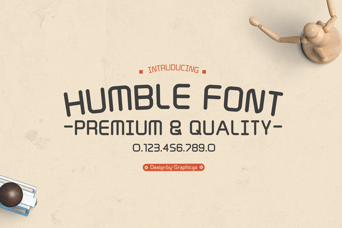Humble Font, a Handwritten Font by Graphicgo (Photo 1 of 2)
