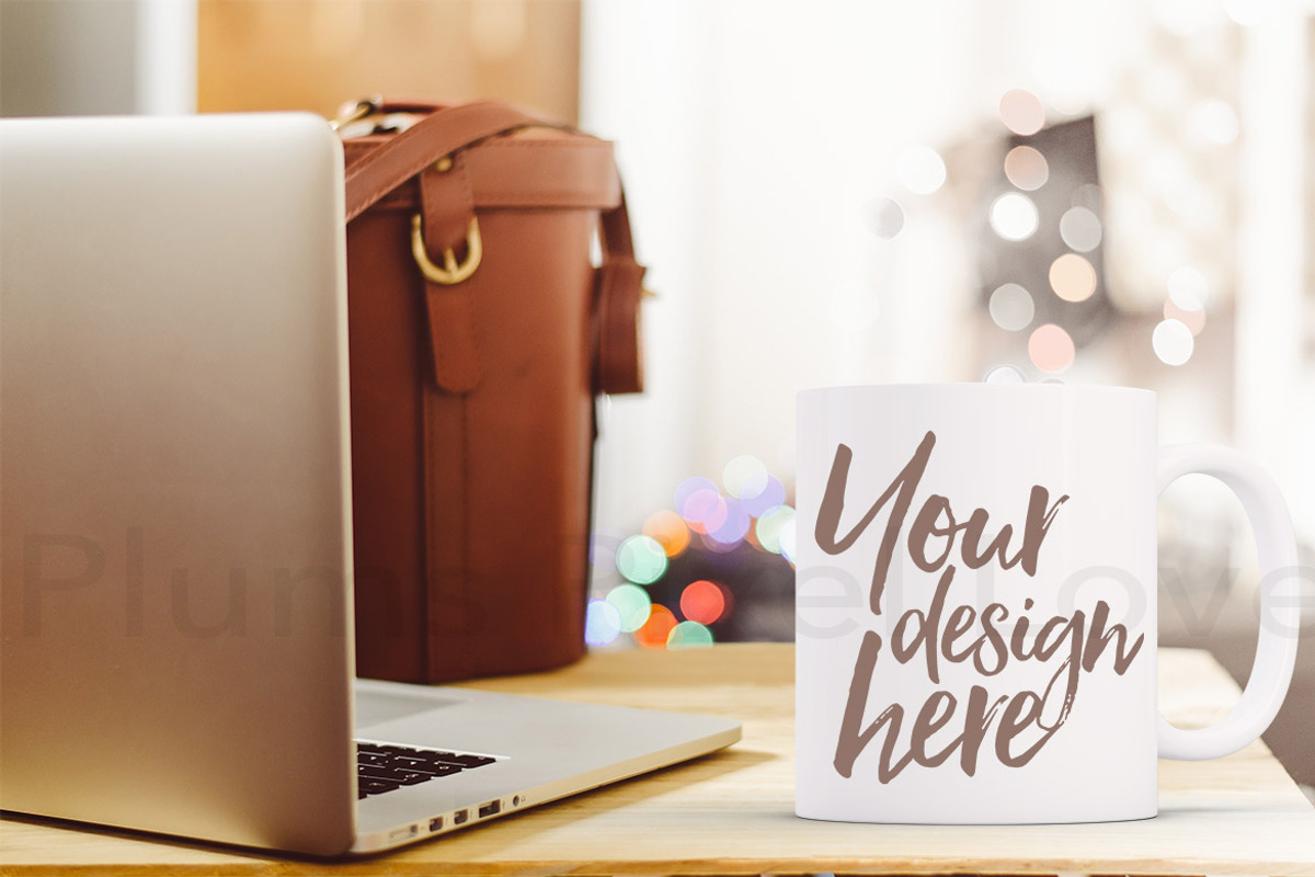 White coffee mug bundle - 8 mockups, a Cups & Container Mockup by Plums Pixel Love (Photo 8 of 9)