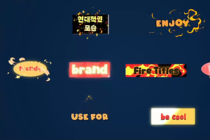 Fire Titles for Premiere Pro, a Social Media Template by FlashFXbox