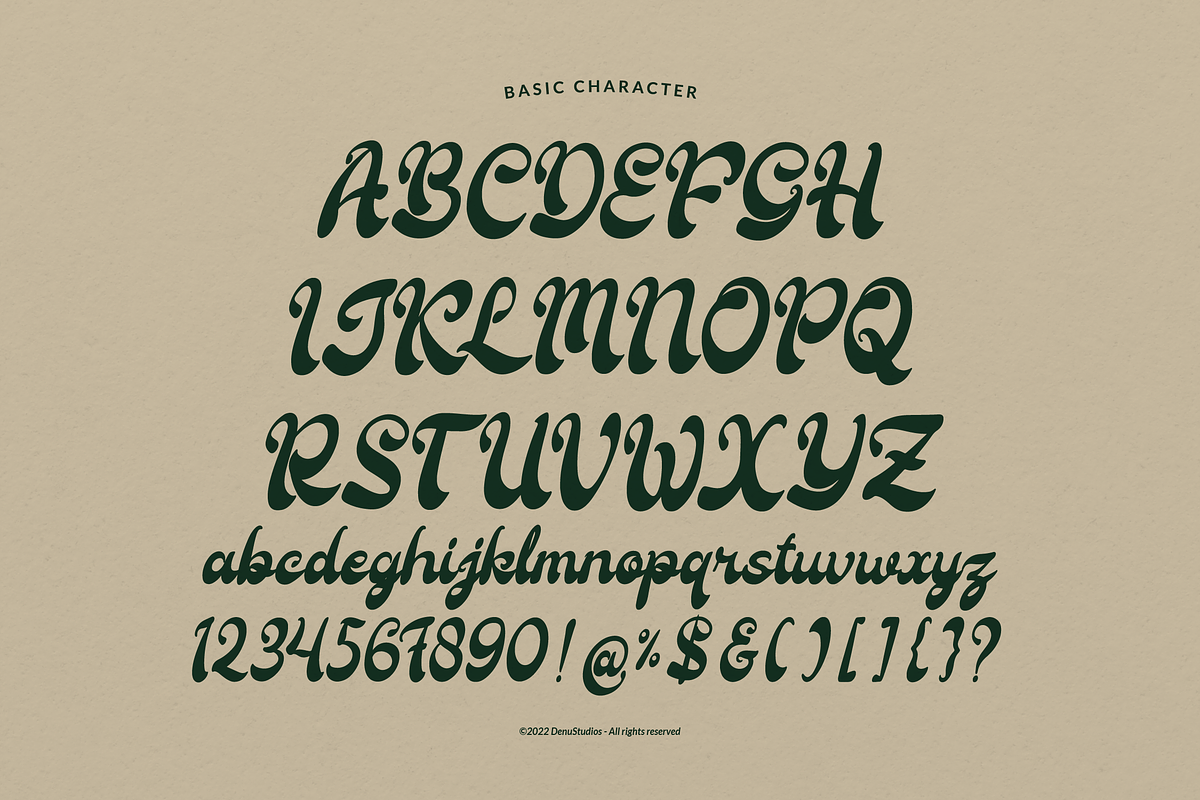 Tifaland | Bold Script Font, a Script Font by Denustudios (Photo 10 of 12)