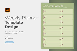 Weekly Planner Sheet Design-26