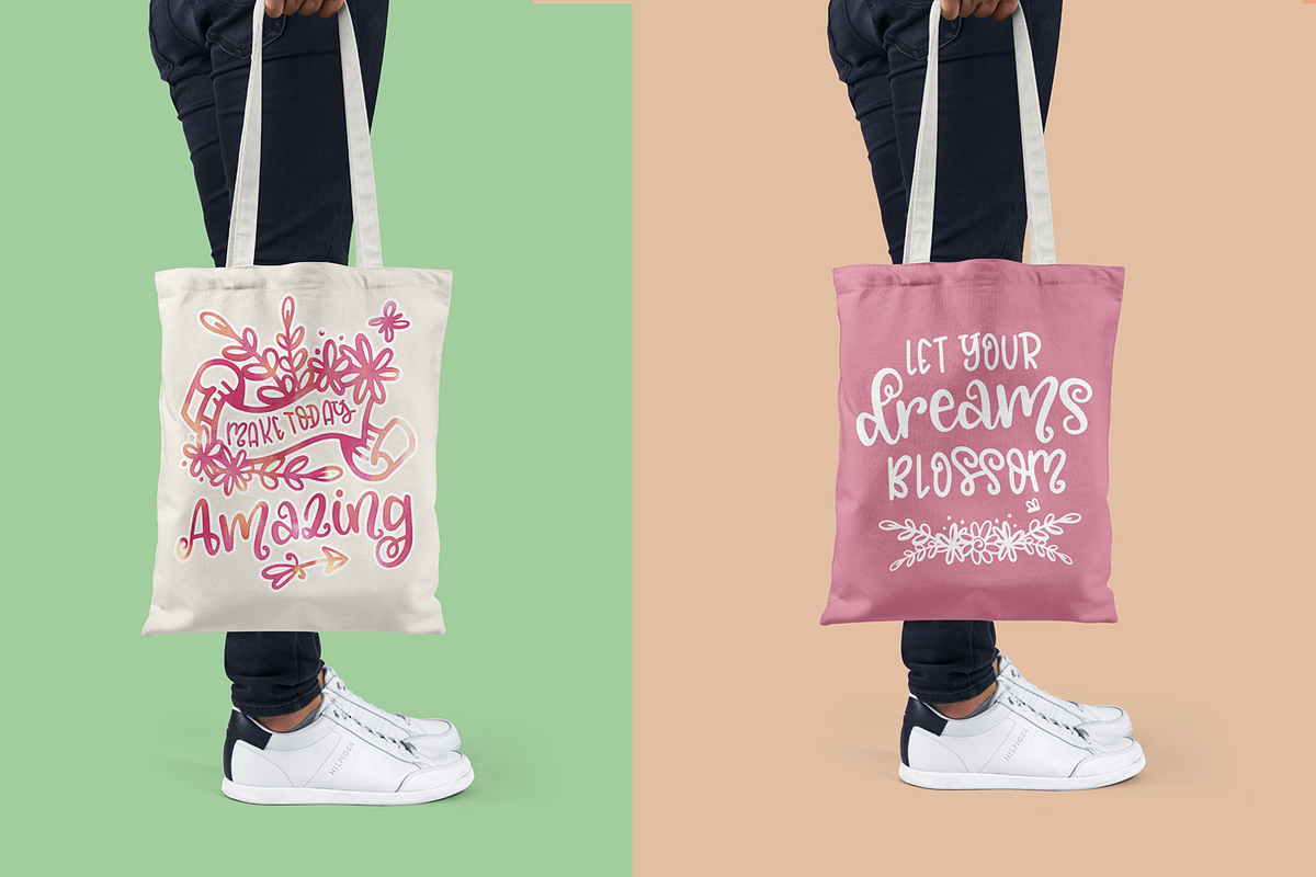 Blossomy - Font Duo + Floral Doodles preview 5